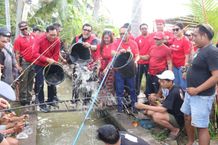 Bupati Tabanan Dukung Kreativitas ST. Panca Yowana Banjar Langan Kerambitan Kerambitan Lomba Mancing