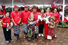 Dukung Kreativitas Anak, Bupati Sanjaya Buka Pawai Ogoh-Ogoh Mini Festival Ogoh-ogoh Singasana Tahun 2024 Ogoh-ogoh