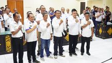Wabup Ipat Hadiri Pelantikan DPC Organda Jembrana
