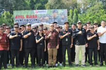 Wali Kota Jaya Negara Hadiri Apel Pengawasan Bawaslu Kota Denpasar Apel Siaga Pengawasan