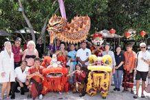 Keseruan Imlek di Nusa Dua Bali, Nuansa Merah dan Emas Menyambut Tahun Baru Naga ITDC Barong Sai