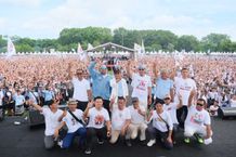 Hujan Tak Hentikan Antusiasme Masyarakat Bali Ikuti Jalan Sehat HUT Ke-16 Partai Gerindra HUT GERINDRA