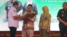 Pj Gubernur Bali Hadiri Pisah Sambut Kepala Kejaksaan Tinggi Bali Pisah Sambut