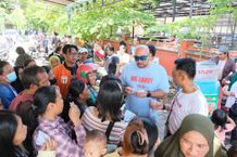 DPD Gerindra Bali Kembali Gelar Pasar Murah Pasar Murah