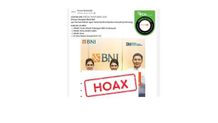 Hoaks! Bank BNI Bantah Gebyar Hadiah Tahun 2024 di Facebook Hoaks!