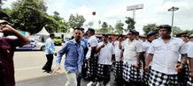 Kampanye Akbar Prabowo-Gibran di GBK, Pecalang Bali Kawal Pengamanan Ring 1 Kampanye Akbar Prabowo-Gibran