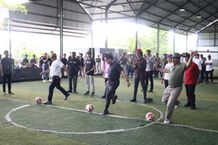 Wawali Arya Wibawa Buka Turnamen Futsal Buana Santi Cup 2024 Turnamen Futsal