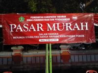 Wujud Peduli Kepada Masyarakat, Pemkab Tabanan Gelar Pasar Murah Pasar Murah