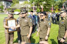 Peringatan HUT Ke-74 Satpol PP dan Ke-62 Satlinmas Provinsi Bali di Puspem Badung HUT