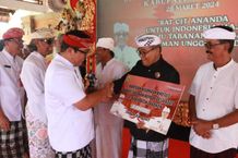 Bupati Sanjaya Hadiri dan Buka Pelaksanaan Dharma Santi Perayaan Nyepi Saka 1946 Kabupaten Tabanan 2024 Hadir