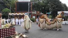 Jembrana Gelar Tawur Kesanga di Catus Pata Simpang Sudirman Catus Pata Jembran