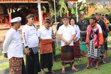 Wali Kota Jaya Negara Tinjau Pemasangan Penjor Ngerebong STT Se-Desa Kesiman Pemasangan Penjor Ngerebong