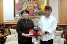 Akhiri Masa Jabatan, Konjen Jepang Berpamitan pada Wali Kota Jaya Negara Konjen Jepang