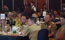 Pj Gubernur Mahendra Jaya Hadiri Rakornas Pengamanan Pasokan dan Harga Pangan Jelang HBKN Rakornas