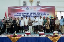 Terima Kunker Komisi X DPR RI, Pj Gubernur Mahendra Jaya Sampaikan Kondisi Keolahragaan di Bali Kunker Komisi X DPR RI
