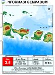 Karangasem Diguncang Tujuh Kali Gempa Tektonik gempa karangasem