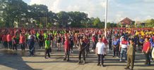 Bupati dan Forkopimda Bangli Kampanyekan Anti Korupsi dengan Semangat dan Kreativitas Anti Korupsi di Bangli