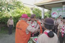 Kwarcab Badung Gelar Karya Bakti Lebaran 2024 Pramuka