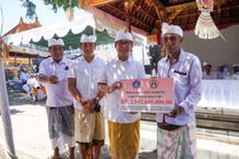 Karya Ngenteg Linggih di Pura Sang Hyang Landu Gelagah Puwun Desa Kekeran Pura Sang Hyang Landu