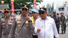 Pastikan Keamanan Mudik, Bupati Tamba Dampingi Kapolda Bali Tinjau Pelabuhan Gilimanuk Tinjau Pelabuhan Gilimanuk