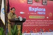 Wawali Arya Wibawa Buka Explora FBTSH Universitas Bali International Explora FBTSH Unbi