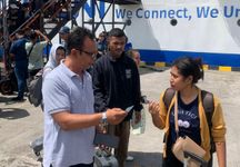 Disdukcapil Kota Denpasar Gelar Pendataan Penduduk Kepada Ratusan Penumpang Kapal di Pelabuhan Benoa Pendataan Penduduk