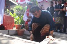 Wali Kota Jaya Negara Hadiri Peletakkan Batu Pertama Pembangunan Gereja GKPB Jemaat Kristus Kasih Denpasar Peletakkan Batu Pertama