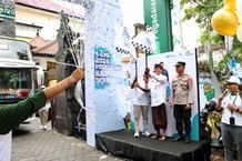 Sekda Alit Wiradana Lepas Mudik Bersama BUMN PT Pegadaian Kanwil VII Mudik Bersama BUMN