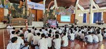 Atasi Blind Spot di Jalan Raya, Puluhan Siswa Dapatkan Edukasi #Cari_Aman Safety Riding