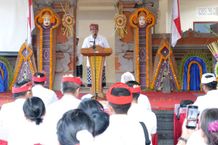 Bupati Tabanan Apresiasi Kekompakan Masyarakat Desa Kaba-Kaba Bupati Tabanan