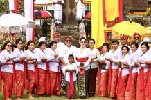 Bupati Tabanan Ngupasaksi Uleman Upacara Pujawali di Pura Puseh Desa Baleagung dan Pura Dalem Prajapati Desa Adat Kota Tabanan Tabanan