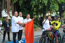 Wali Kota Jaya Negara Lepas Fun and Road Bike REI Bali, Rangkaian Musda XI, Berhadiah 1 Unit Rumah Siap Huni Fun and Road Bike REI