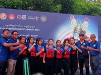 Buleleng Raih Juara 3 Hadang Putra dan Putri Jantra Tradisi VI Jantra