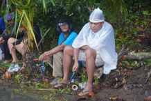 Lomba Mancing di Banjar Bengkel Diserbu Ratusan Mancing Mania Meski Diguyur Hujan Lomba Mancing Desa Adat Banjar Bengkel