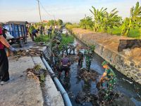 Desa Sanur Kauh Gandeng Personel Kodam IX Udayana Gelar Aksi Kebersihan di Sungai Tukad Loloan Aksi Kebersihan di Sungai