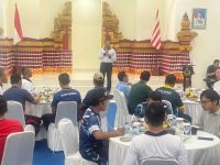 Sosialisasi Keselamatan Pelayaran dan Penggunaan Peta Laut oleh Danlanal Denpasar Bali Keselamatan