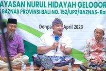 Gerindra Bali Bagikan 75 Kambing Kurban pada Hari Raya Idul Adha 1445 H Kambing
