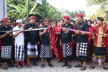 Optimalisasi Dana Desa, Bupati Sanjaya Resmikan Jalan Desa di Banjar Tandan Penawig Gubug Tabanan Jalan Tabanan