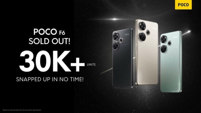 POCO F6 Sold Out