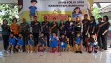 Tingkatkan Herd Immunity, Wabup Ipat Kick Off PIN Polio Jembrana Kick Off PIN Polio