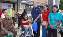 Baksos Ngrombo Bersama Ormas Sasar Veteran, Anak Yatim dan Penyandang Disabilitas Baksos Ngrombo