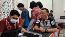 Petugas Lapas Tabanan Ikuti Kegiatan Donor Darah Kegiatan Donor Darah