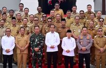 Wali Kota Jaya Negara Bersama Kepala Daerah Lainnya Ikuti Pengarahan Presiden Joko Widodo di IKN Ibu Kota Nusantara