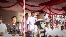 Pemkab Jembrana Gelar Apel HUT Ke-66 Provinsi Bali “Prajahita Paramakarya” Apel HUT Ke-66 Provinsi Bali