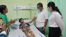 Bentuk Tali kasih, Bupati Tamba Sambangi Pasien Kelas III RSUD Negara Sambangi Pasien Kelas III RSUD Negara