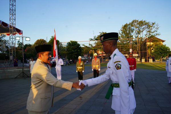 Kukuhkan Paskibraka Kabupaten Bangli