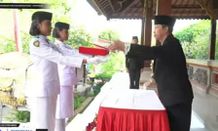 Di Bali, Peringatan HUT Ke-79 Kemerdekaan RI Dimeriahkan dengan Kirab Duplikat Bendera Pusaka Merah Putih Kirab Duplikat Bendera Pusaka Merah Putih