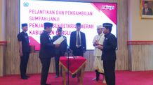 Bupati Bangli Lantik I Made Ari Pulasari Jadi Penjabat Sekda Kabupaten Bangli Pelantikan Pj Sekda Kabupaten Bangli