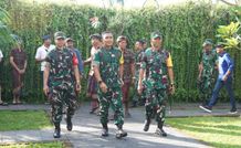 Tim Wasev Pusat Kunjungi Lokasi TMMD ke-121 Kodim 1610/Klungkung TNI