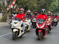Aktivitas Seru Ribuan Bikers Honda PCX Sambut Hari Kemerdekaan di Seluruh Indonesia PCX